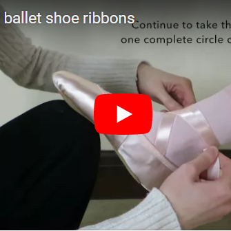 Exam season special - how to tie ballet shoe ribbons