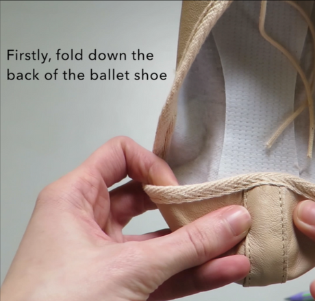 Video: How to sew ballet shoe elastics