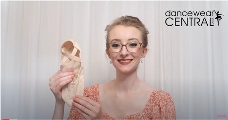 How to Sew Crossed Elastic on a Ballet Shoe