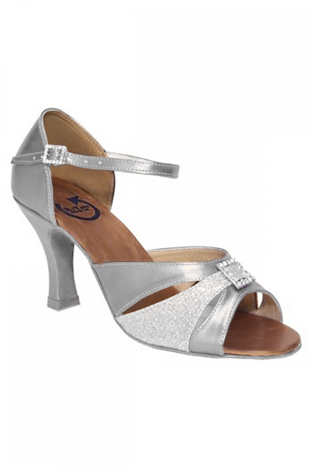 RoTate 2.5" Heel Silver Ballroom Shoe