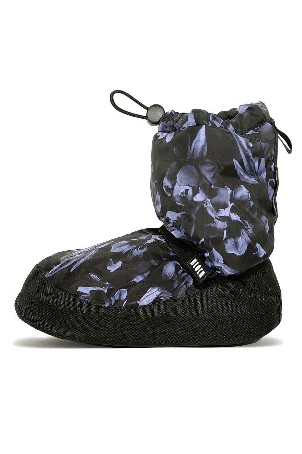 Bottines chaudes à imprimé floral noir et blanc Bloch