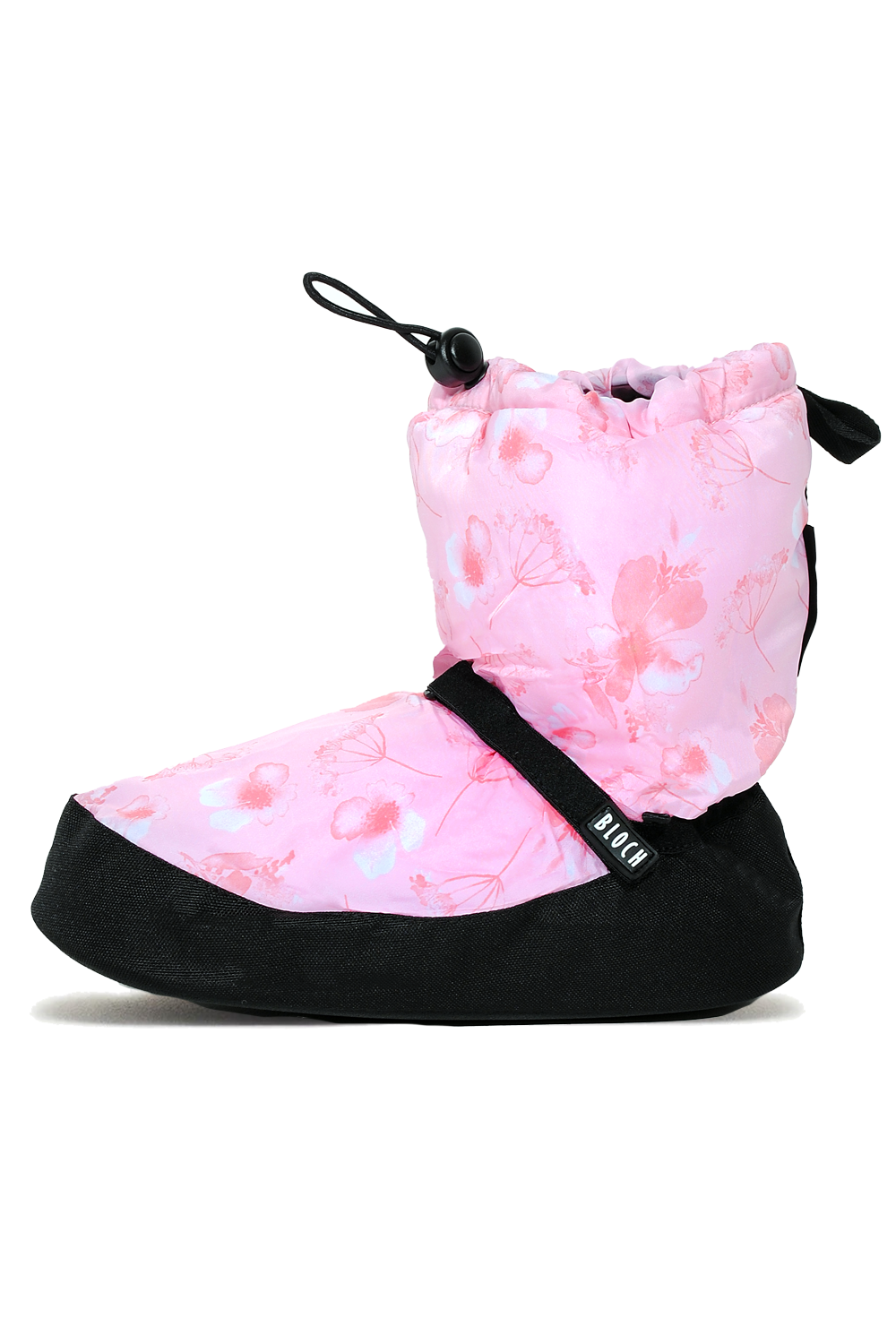 Chaussons d'échauffement imprimés roses pour enfants Bloch IM009B