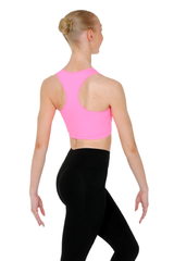 Haut court de sport en rose vif, noir ou blanc