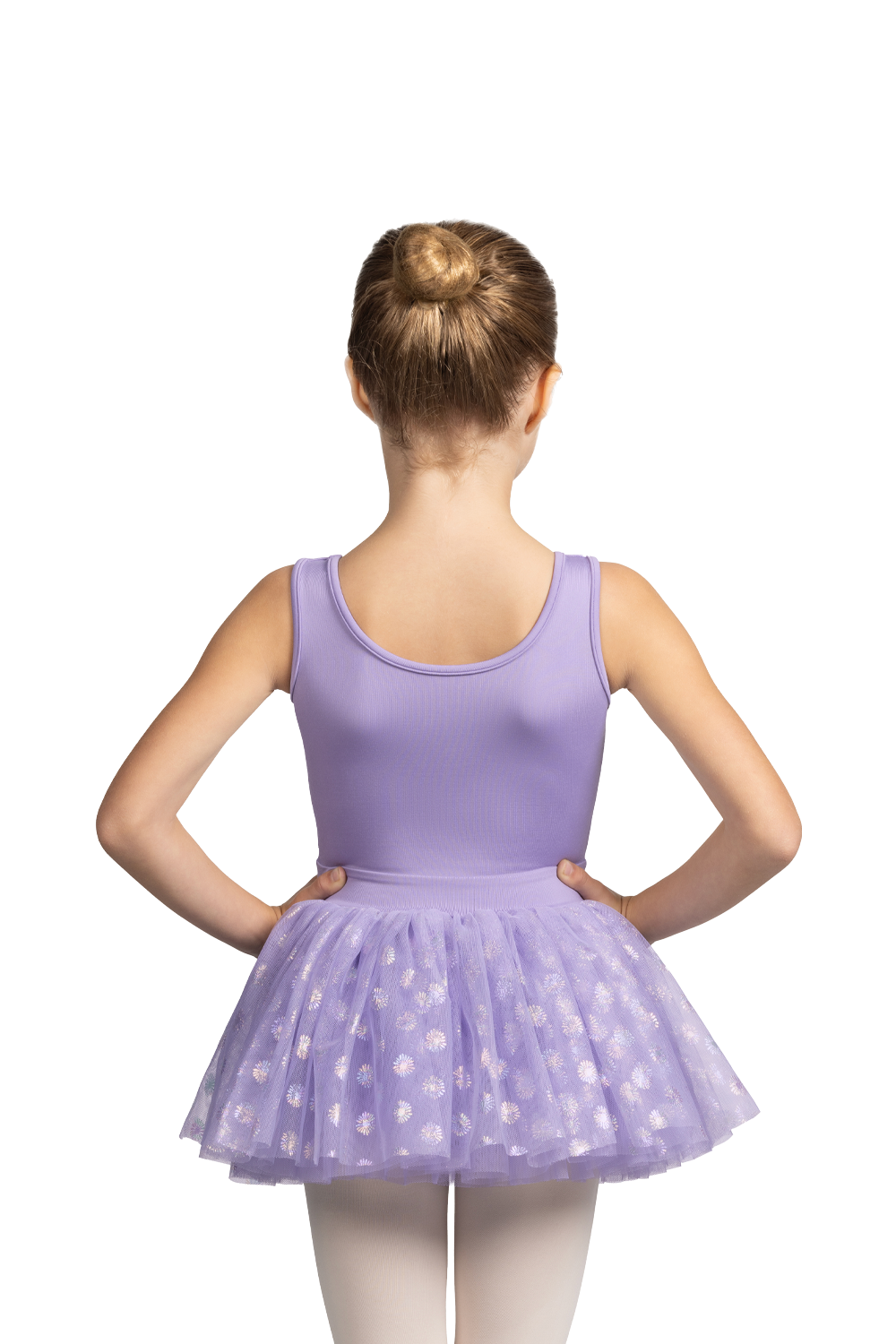 M1490C Tutu irisé sans manches lilas