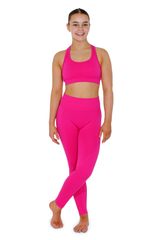 Legging sculptant multisports rose vif sans coutures TriDri®