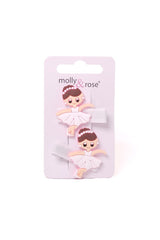 Pinces à cheveux ballerines Molly &amp; Rose - Lot de 2