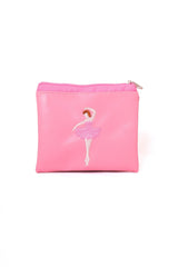 Porte-monnaie zippé à motif ballerine Molly &amp; Rose