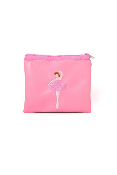 Molly & Rose Ballerina Motif Zipped Purse