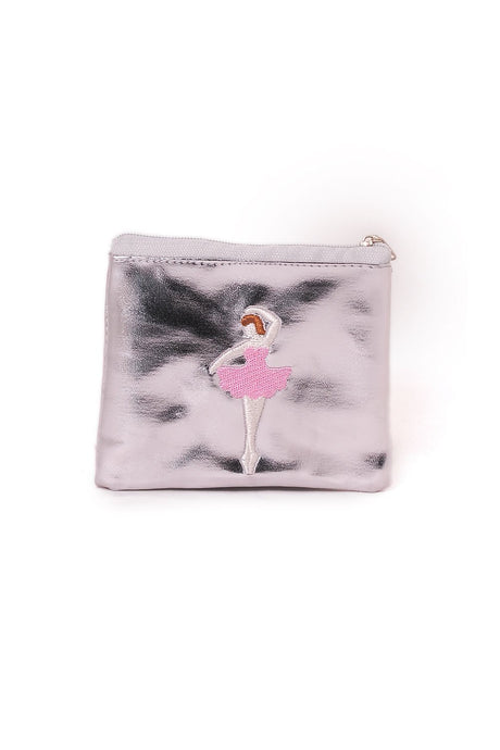 Porte-monnaie zippé à motif ballerine Molly &amp; Rose