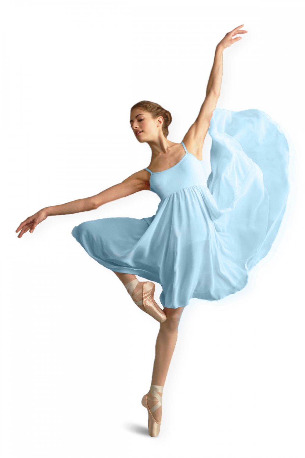 Capezio Camisole Empire Dress with Georgette Skirt