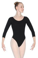 Roch Valley Cotton 3/4 Length Sleeve Leotard