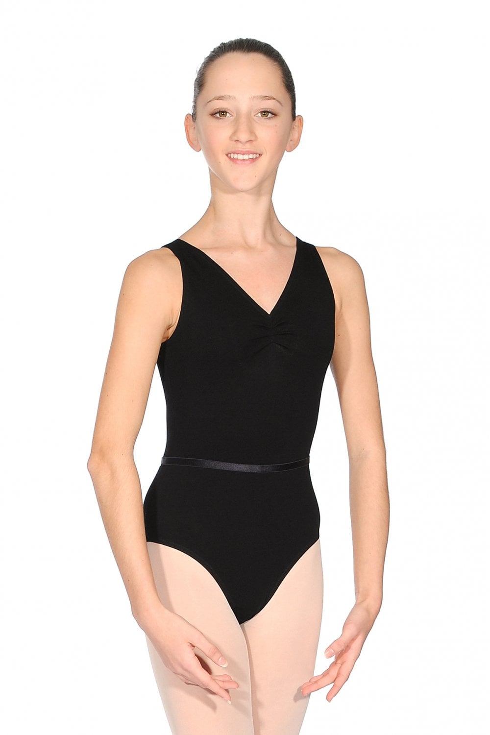 Roch Valley Cotton Sheree Sleeveless Leotard with Belt