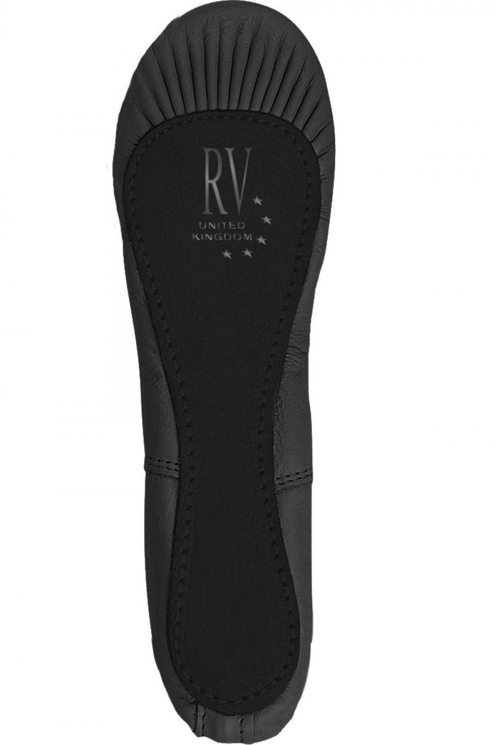 Roch Valley Full Sole Leather Ballet Shoes - Wide Fit