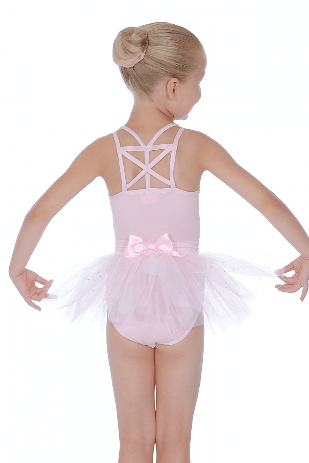 Capezio Girls' Tutu Skirt with Bow Back