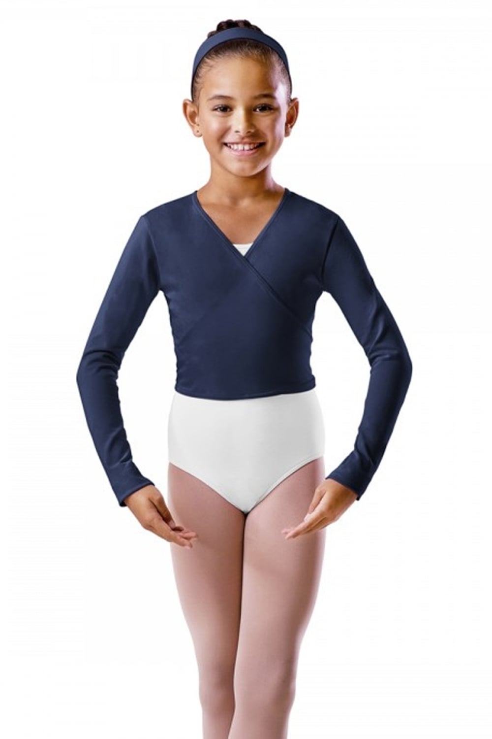 Bloch Girls' Wrap Top