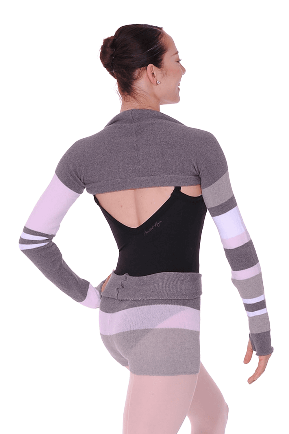 Intermezzo Knitted Shrug Long Sleeve Top