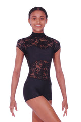 Dansez Lace Turtle Neck Leotard