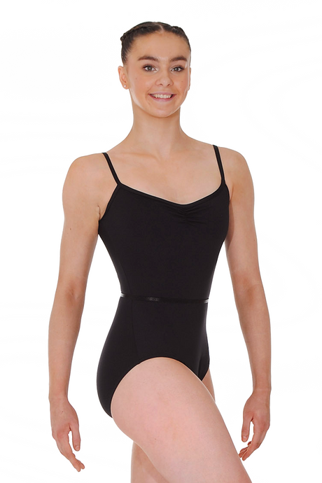 Capezio Justaucorps camisole avec devant froncé