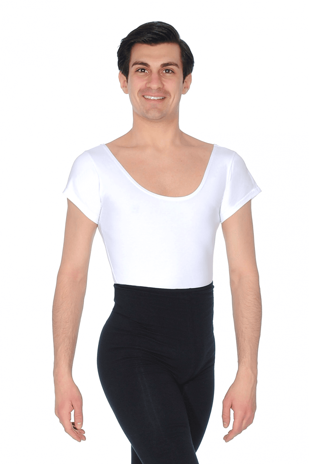 Dansez Men's T-Shirt Sleeve Dance Leotard