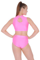 Roch Valley Crop Top en nylon/Lycra