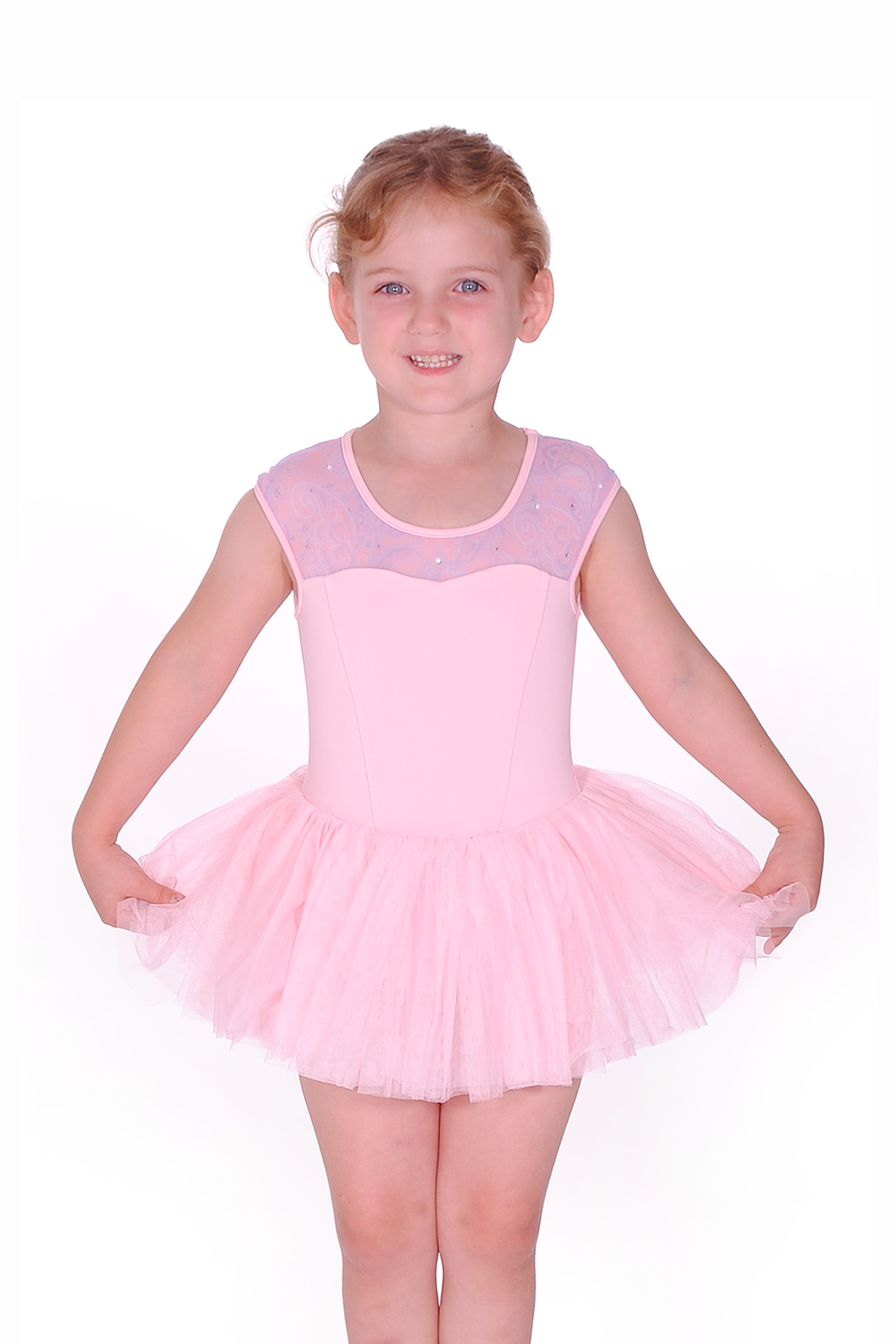 Mirella Paisley Sleeveless Children's Tutu Dress