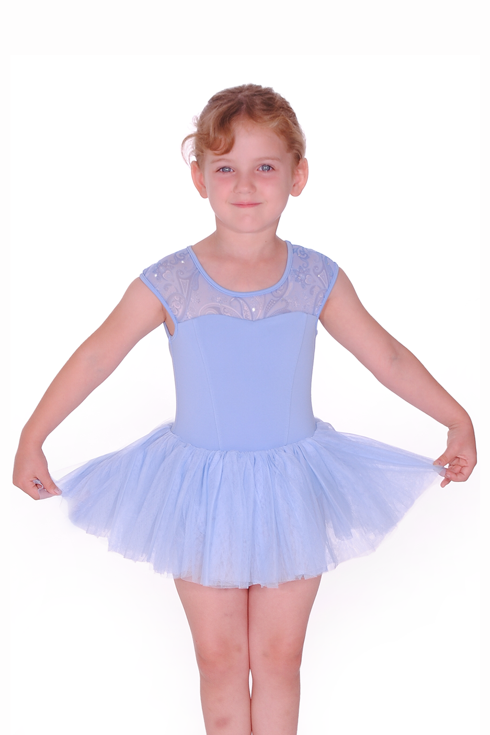 Robe tutu sans manches pour enfant Mirella Paisley