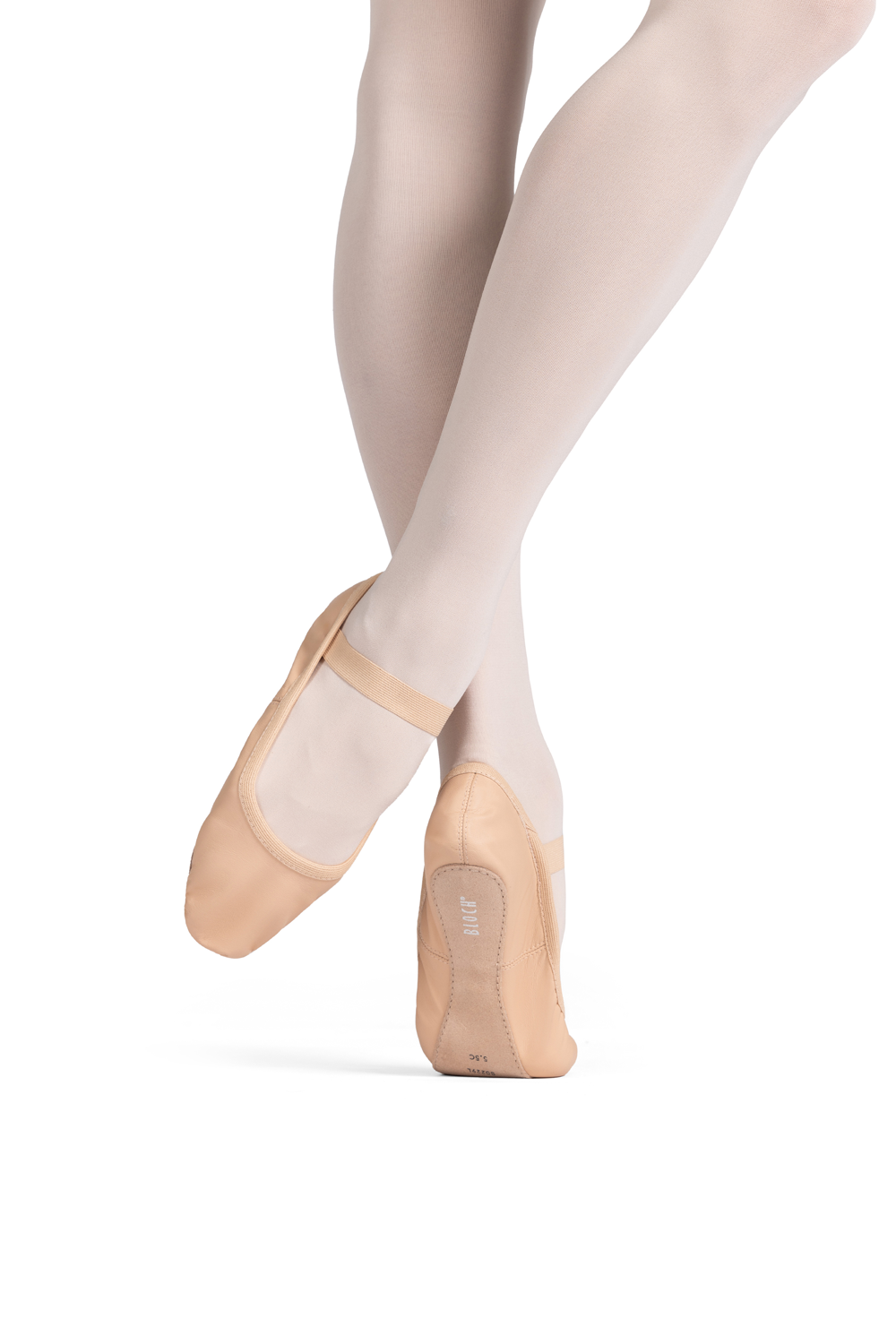 Bloch S0229 Aspa Leather Ballet Shoes with No Drawstring