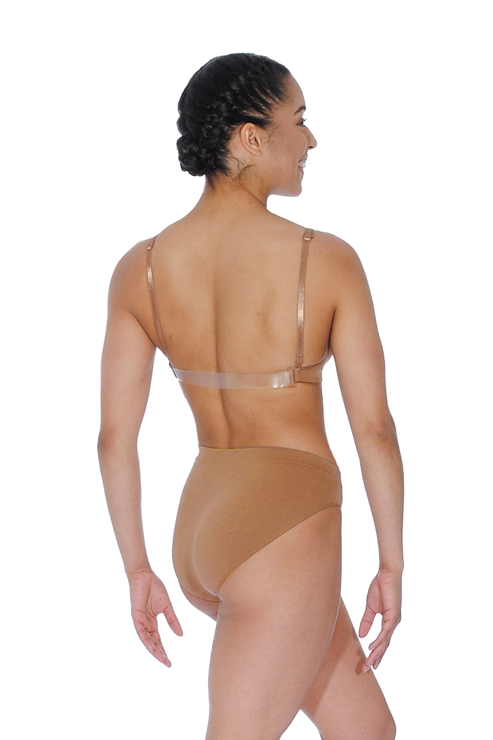 Capezio Seamless Clear Back Bra