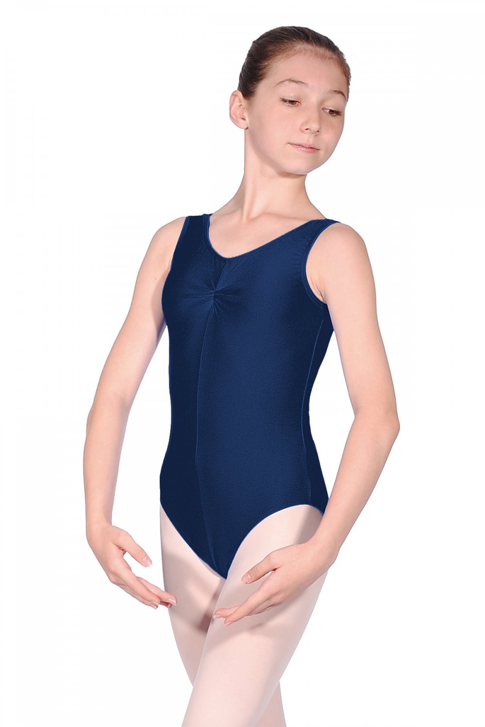 Roch Valley Sheree Adults' Ruched Nylon/Lycra Sleeveless Leotard