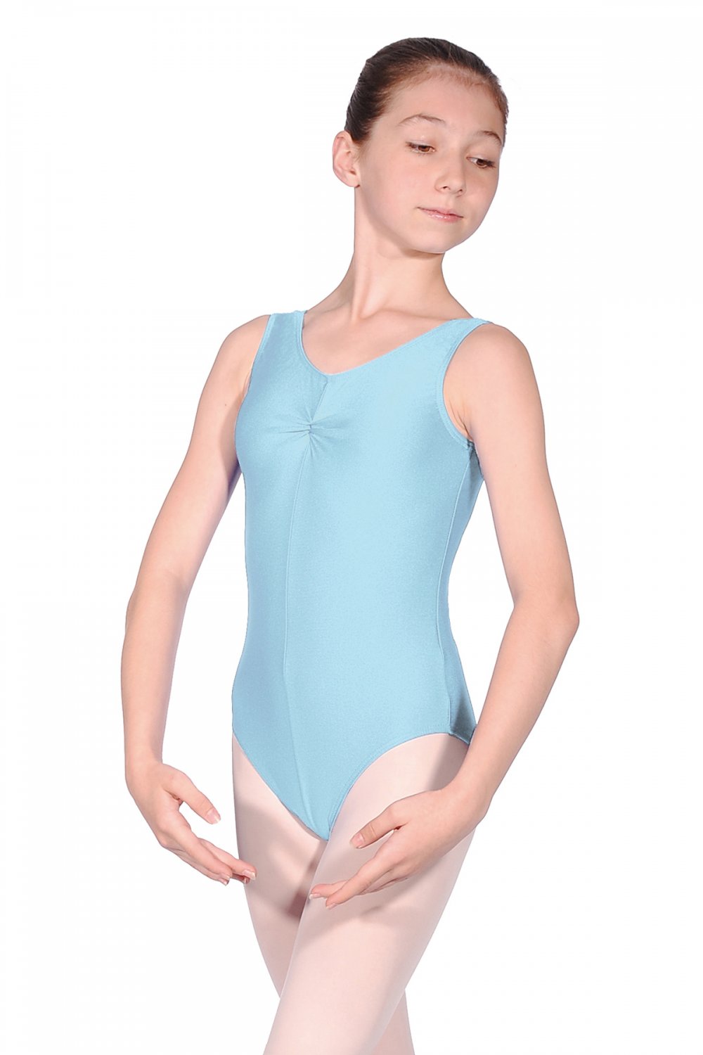 Roch Valley Sheree Adults' Ruched Nylon/Lycra Sleeveless Leotard