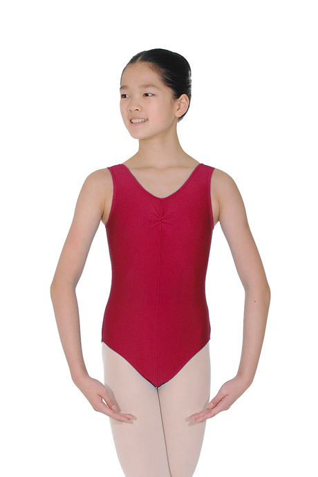 Roch Valley Sheree Adults' Ruched Nylon/Lycra Sleeveless Leotard