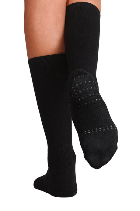 Chaussettes de danse à compression tournantes soyeuses