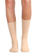 Chaussettes de danse à compression tournantes soyeuses